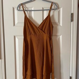 Rolla Coster Terracotta V-Neck Dress